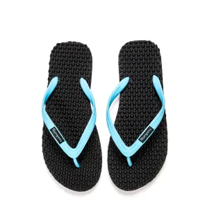 כפכפי מסאז' באמפרס / שחור תכלת