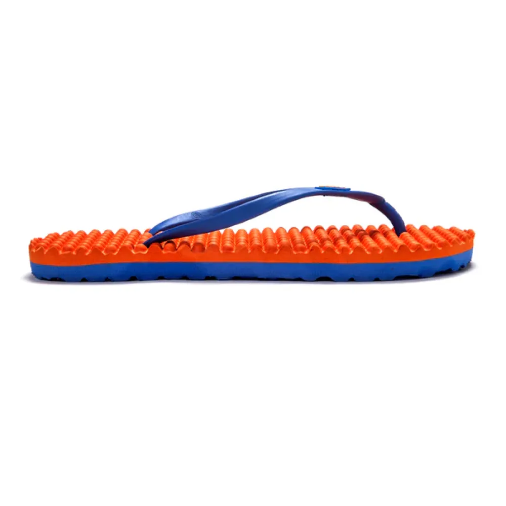 כפכפי מסאז' באמפרס / כחול כתום Slim