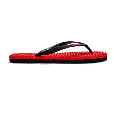 כפכפי מסאז' באמפרס / אדום שחור