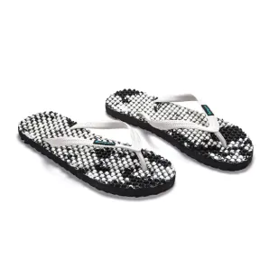 כפכפי מסאז' באמפרס /  שחור בוטיק לבן