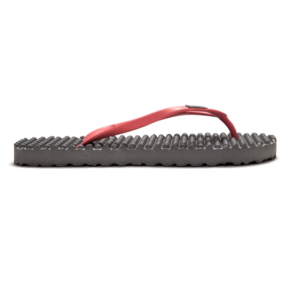 כפכפי מסאז' באמפרס / אפור ורוד Slim