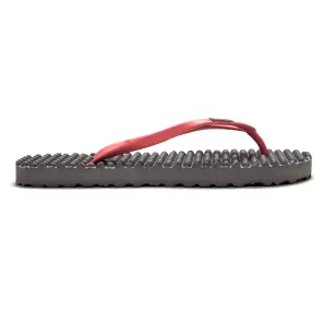 כפכפי מסאז' באמפרס / אפור ורוד Slim