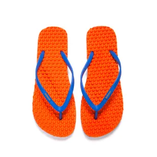 כפכפי מסאז' באמפרס / כחול כתום Slim