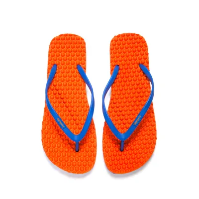 כפכפי מסאז' באמפרס / כחול כתום Slim