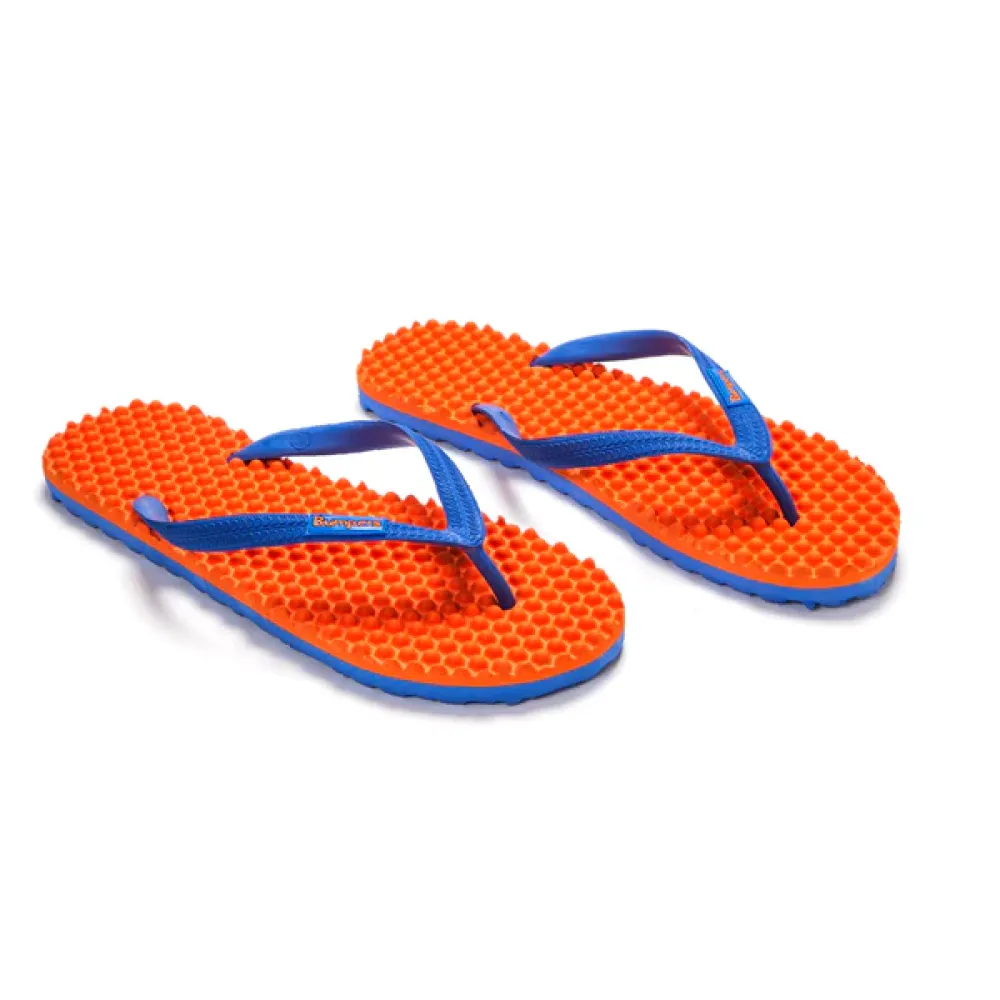 כפכפי מסאז' באמפרס / כתום כחול