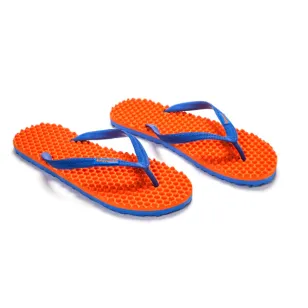 כפכפי מסאז' באמפרס / כחול כתום Slim