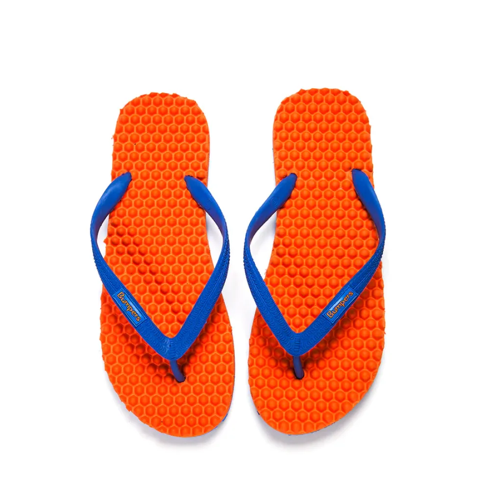 כפכפי מסאז' באמפרס / כתום כחול