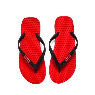 כפכפי מסאז' באמפרס / אדום שחור