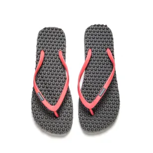 כפכפי מסאז' באמפרס / אפור ורוד Slim