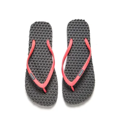 כפכפי מסאז' באמפרס / אפור ורוד Slim