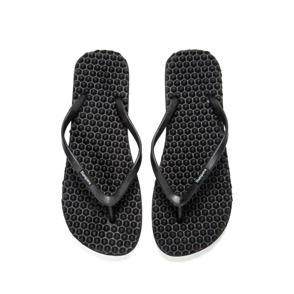 כפכפי מסאז' באמפרס / שחור slim