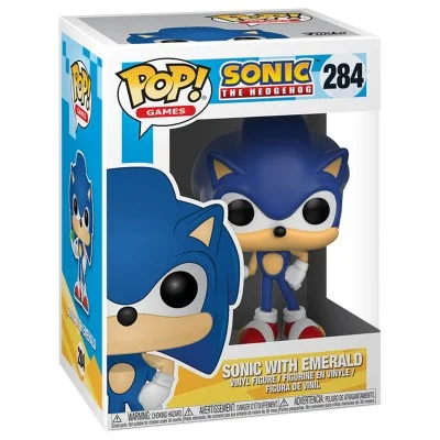 בובת פופ סוניק עם יהלום ירוק